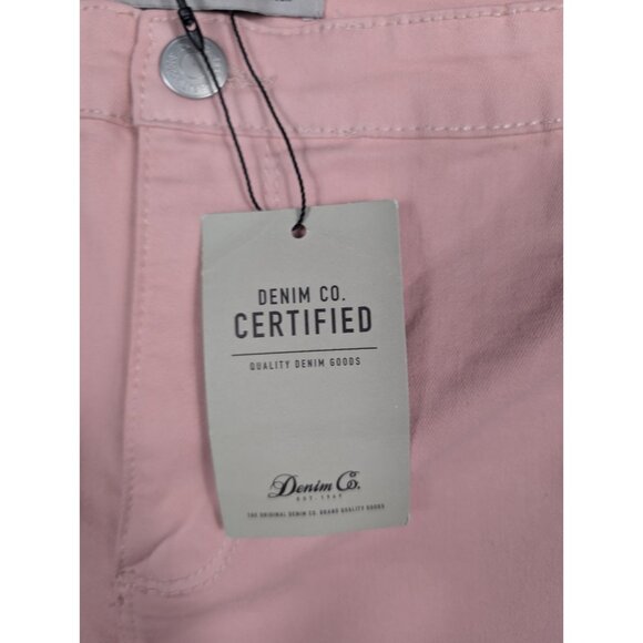 Denim & Co. Classic Women's Size 8 Waist Stretch Jeggings Pink NWT - Picture 6 of 10